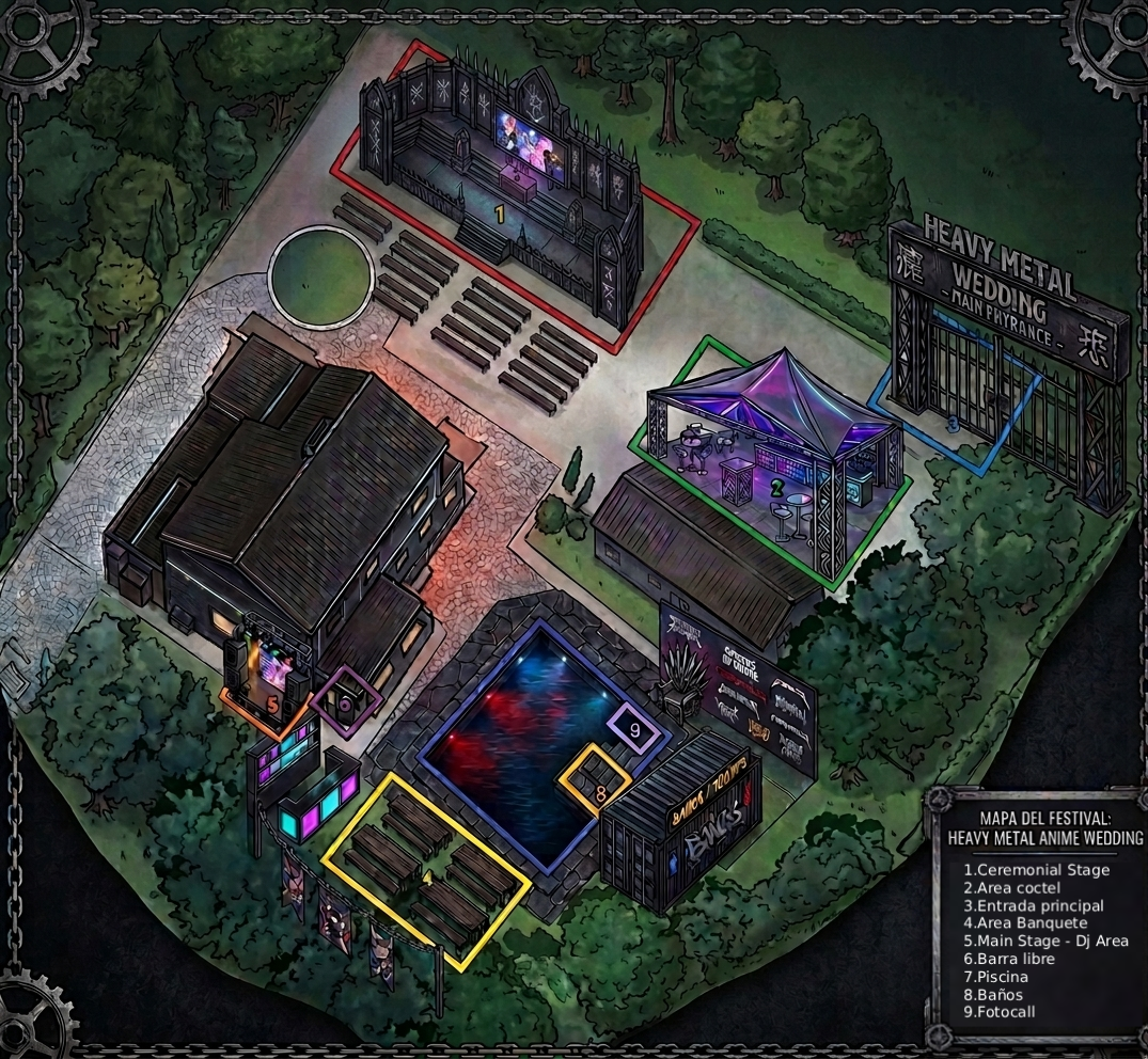 Mapa del evento